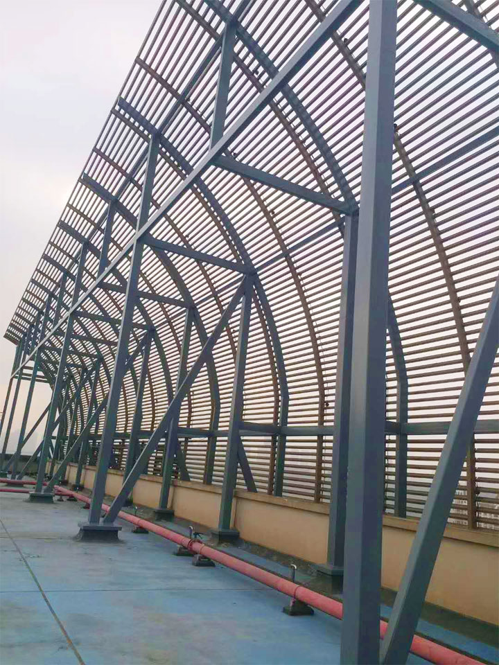 金屬氟碳漆用于大型鋼結(jié)構(gòu)